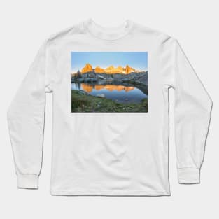 Minaret Lake in the morning Long Sleeve T-Shirt